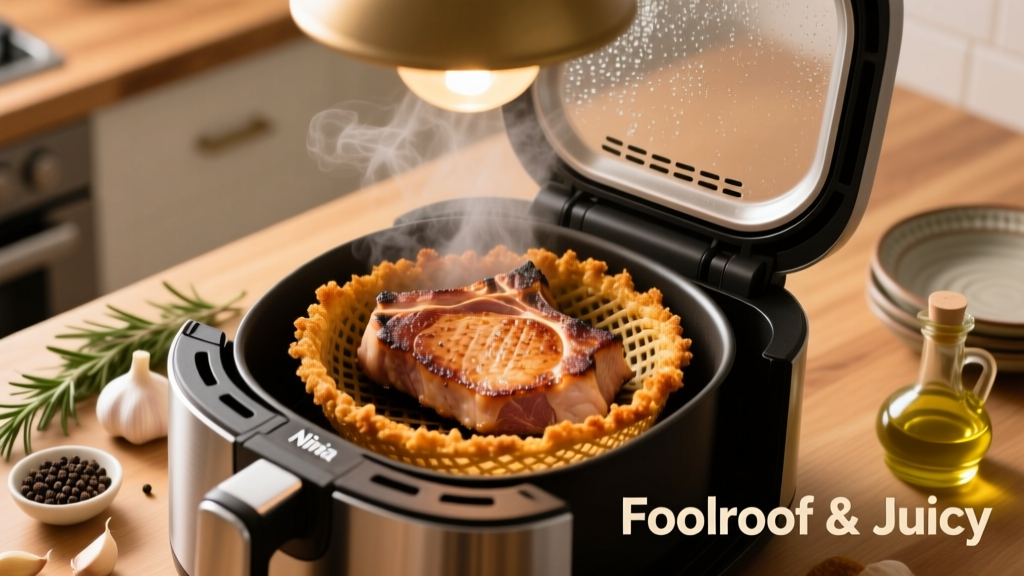 Crispy, Juicy Pork Chops in Ninja Foodi – Foolproof!