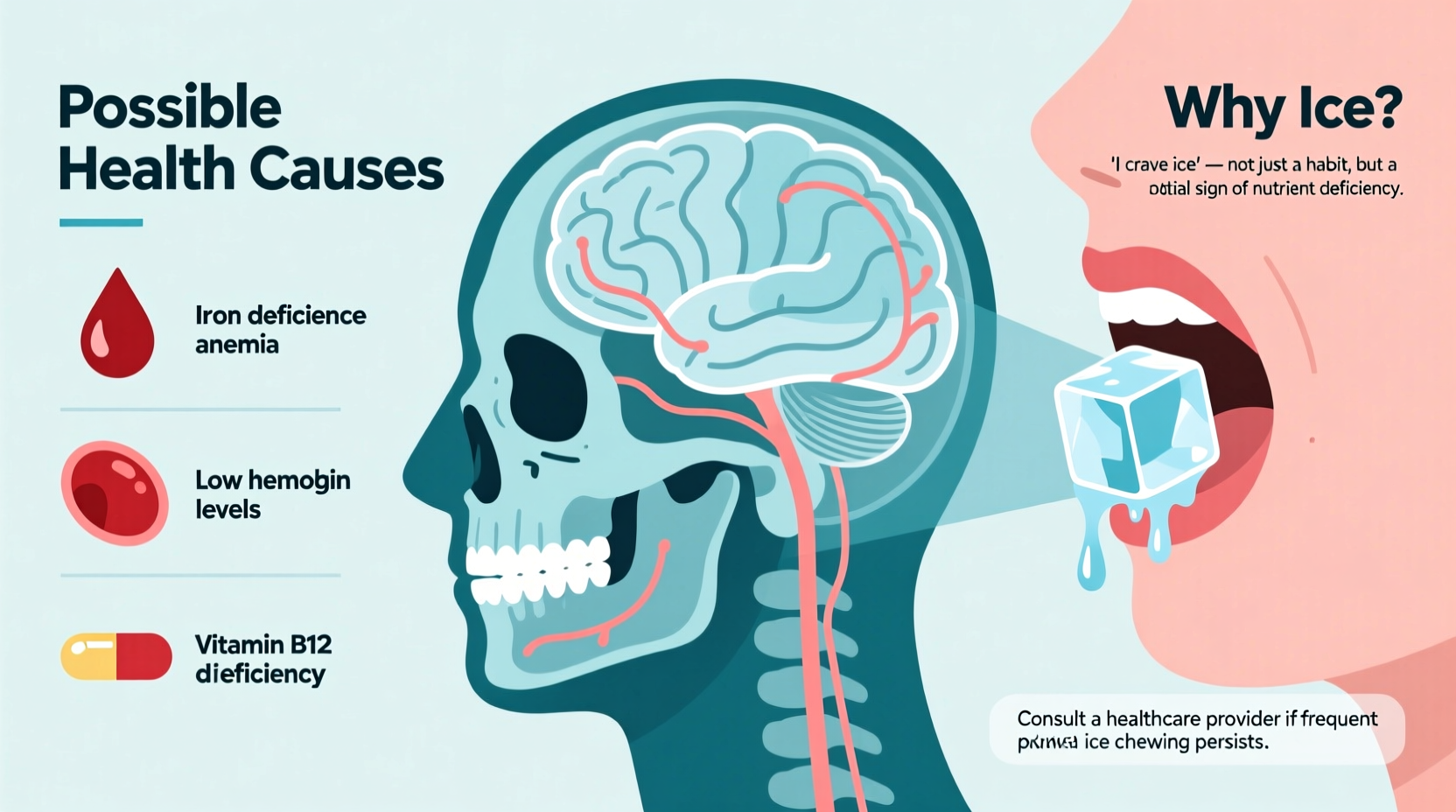 why do i crave ice all the time possible health reasons behind pagophagia