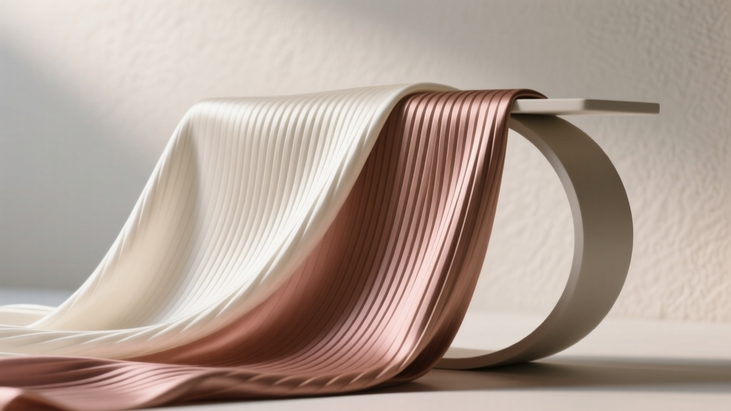 Ribbed Silk Material: The Designer’s Guide to Structure & Luxury