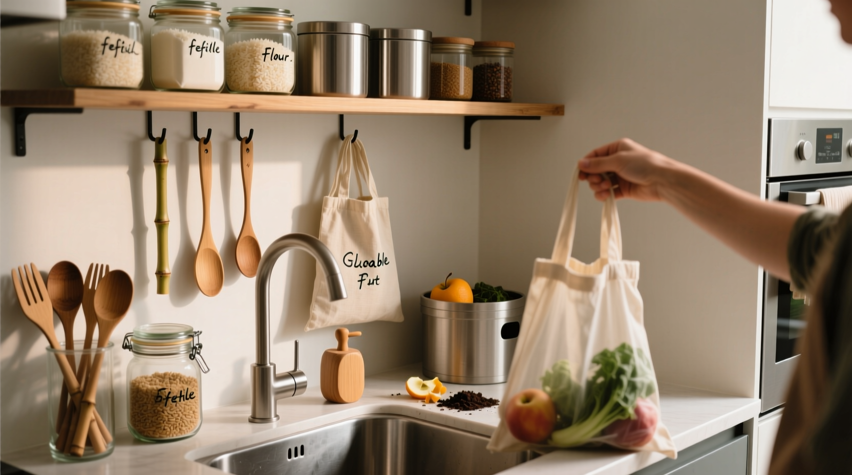tour of my zero waste kitchen