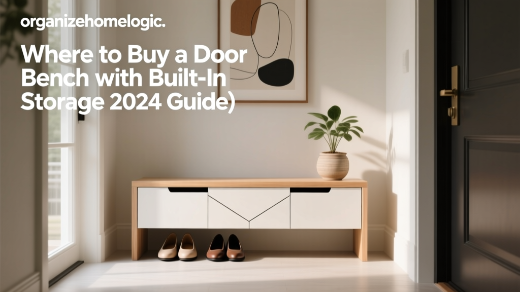 Where to Buy a Door Bench with Built-In Storage (2024 Guide)