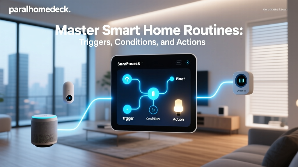 Master Smart Home Routines: Triggers, Conditions, and Actions
