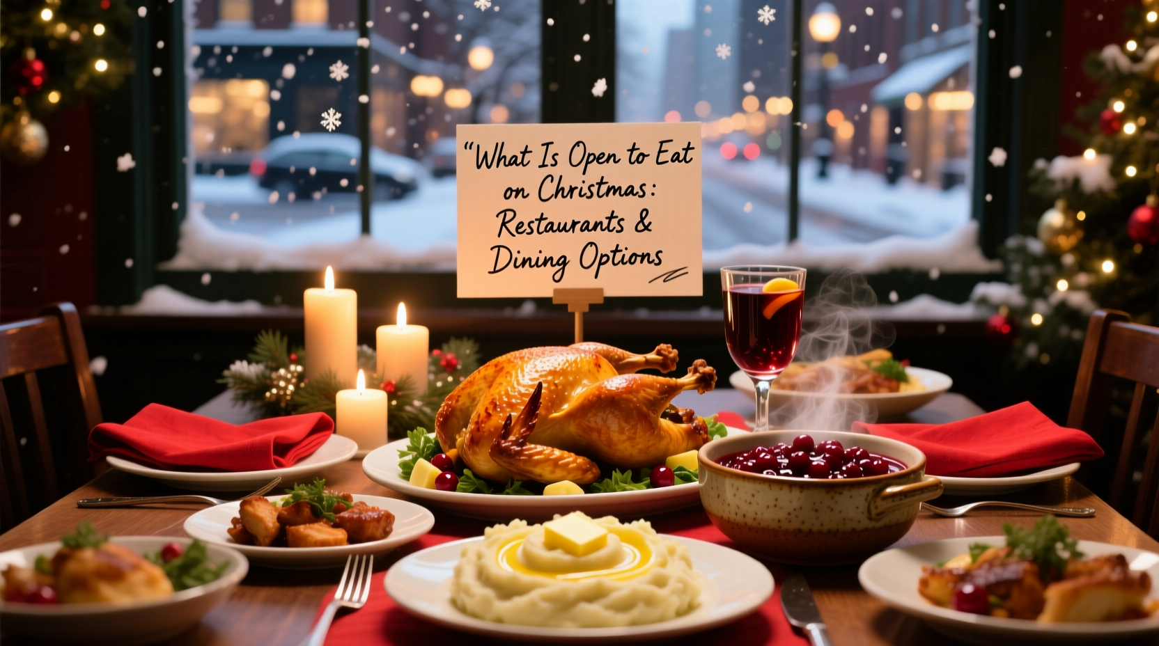 what is open to eat on christmas