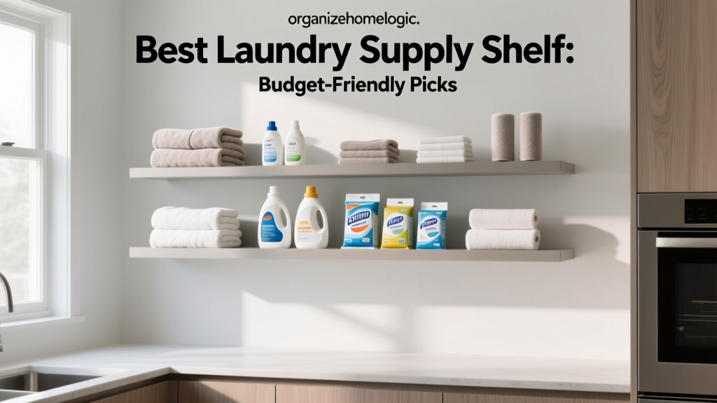 Best Laundry Supply Shelf: Budget-Friendly Picks