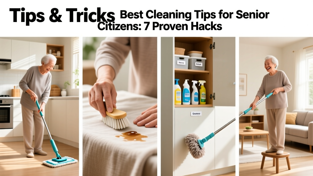 Best Cleaning Tips for Senior Citizens: 7 Proven Hacks