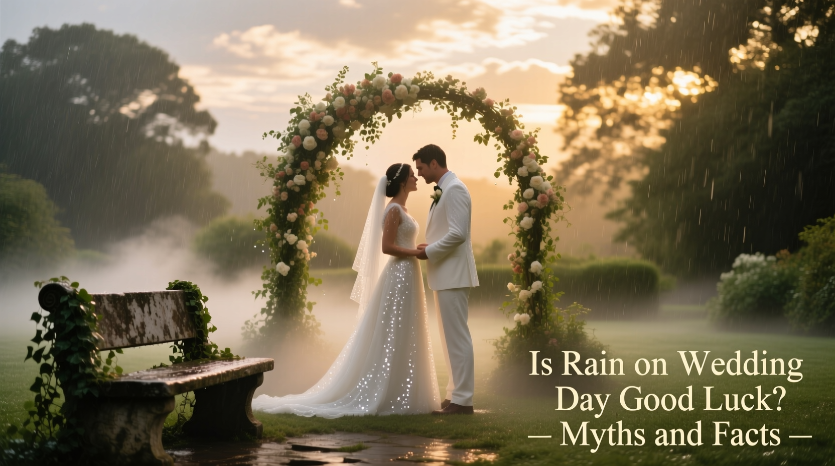 is rain on wedding day good luck