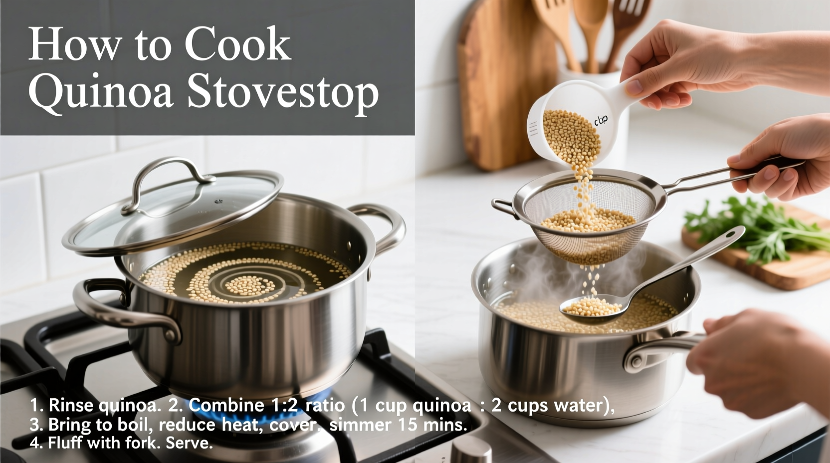 how to cook quinoa stovetop