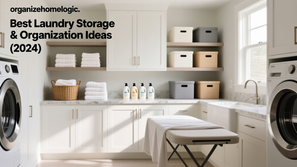 Best Laundry Storage & Organization Ideas (2024)
