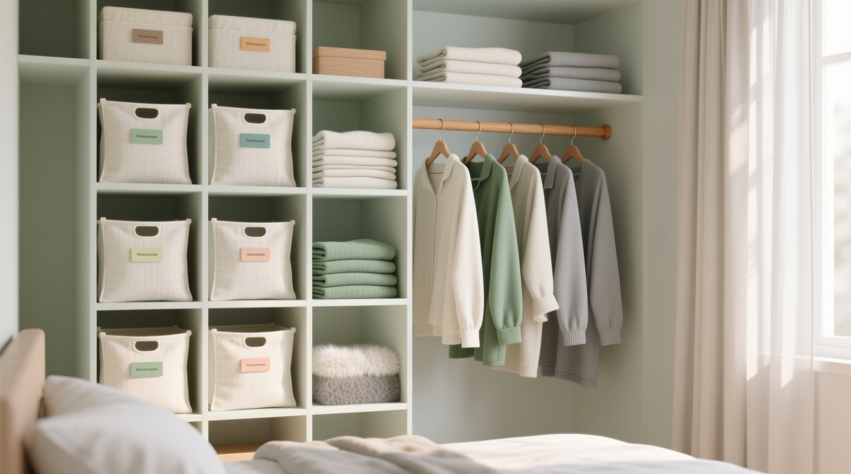 sensory friendly closet organization tips