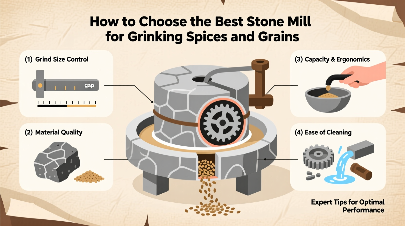 How to Choose the Best Stone Mill for Grinding Spices and Grains