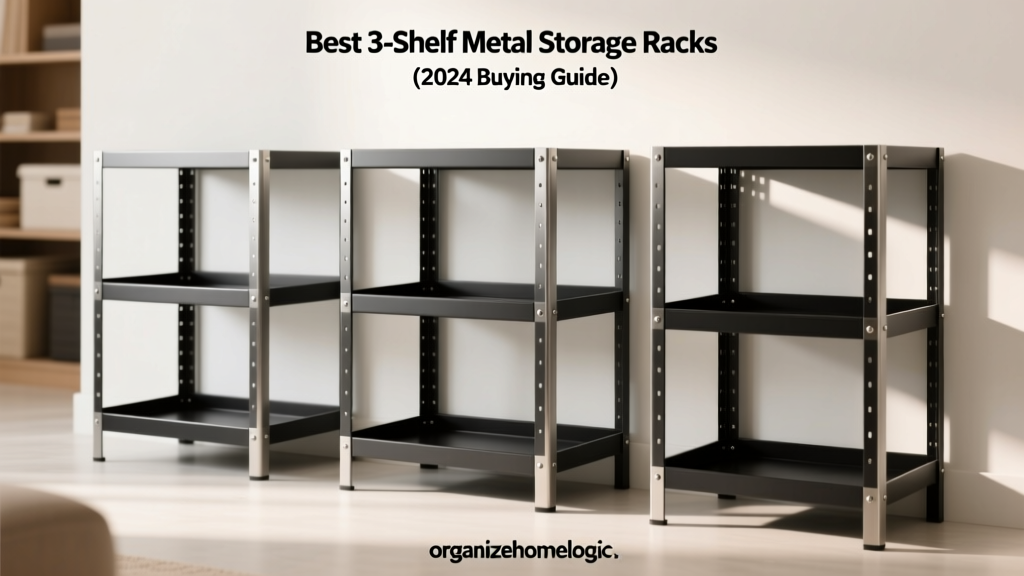 Best 3-Shelf Metal Storage Racks (2024 Buying Guide)