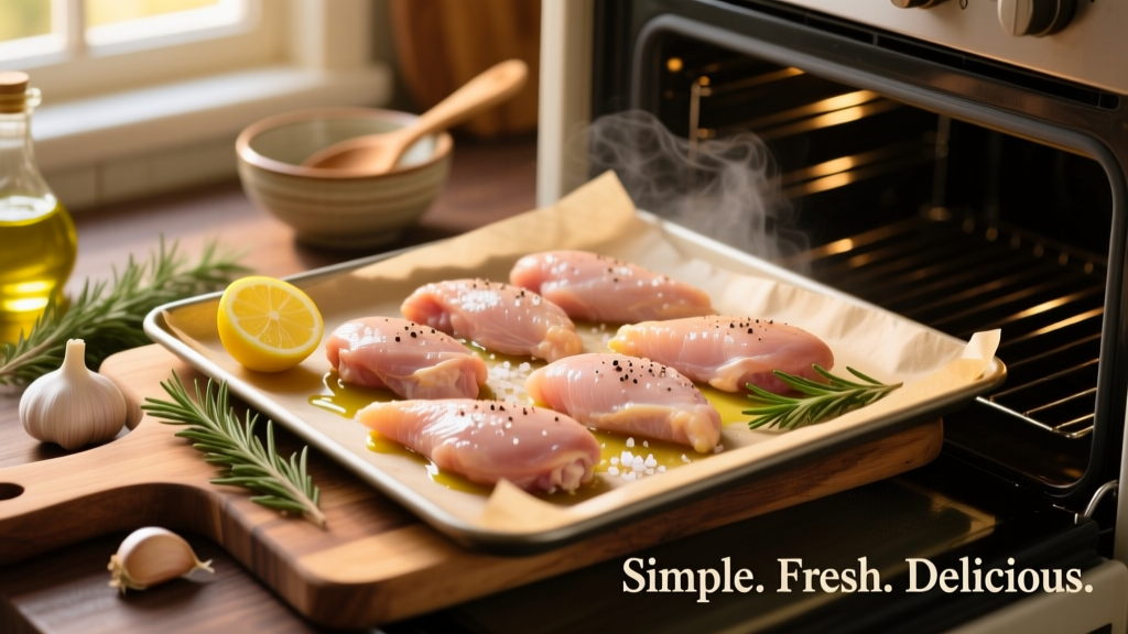 Easy Baked Chicken Tenders Without Breading
