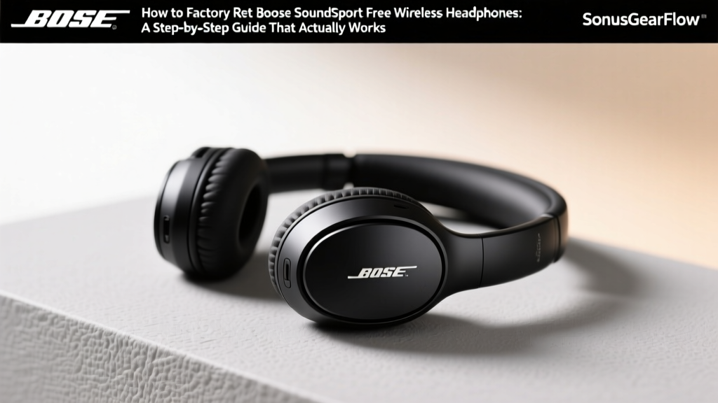 Factory Reset Bose SoundSport Free (2026)