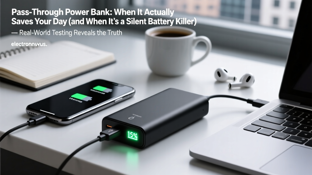 Pass-Through Power Bank: When It Actually Saves Your Day (and When It’s a Silent Battery Killer) — Real-World Testing Reveals the Truth