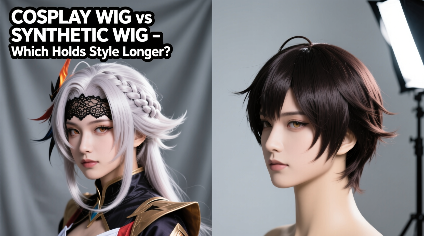 cosplay wig vs regular synthetic wig which holds style longer