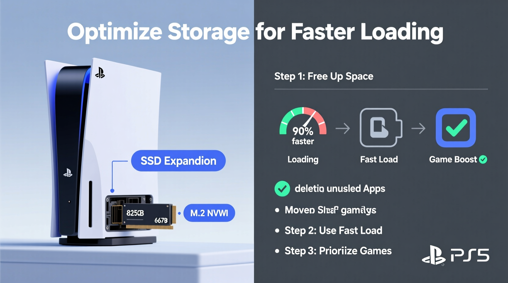 how to optimize your ps5 storage for faster game loading times