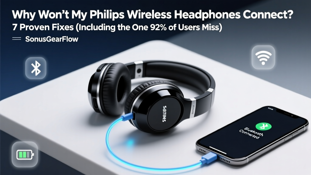 Philips Wireless Headphones Won’t Connect? Fixes