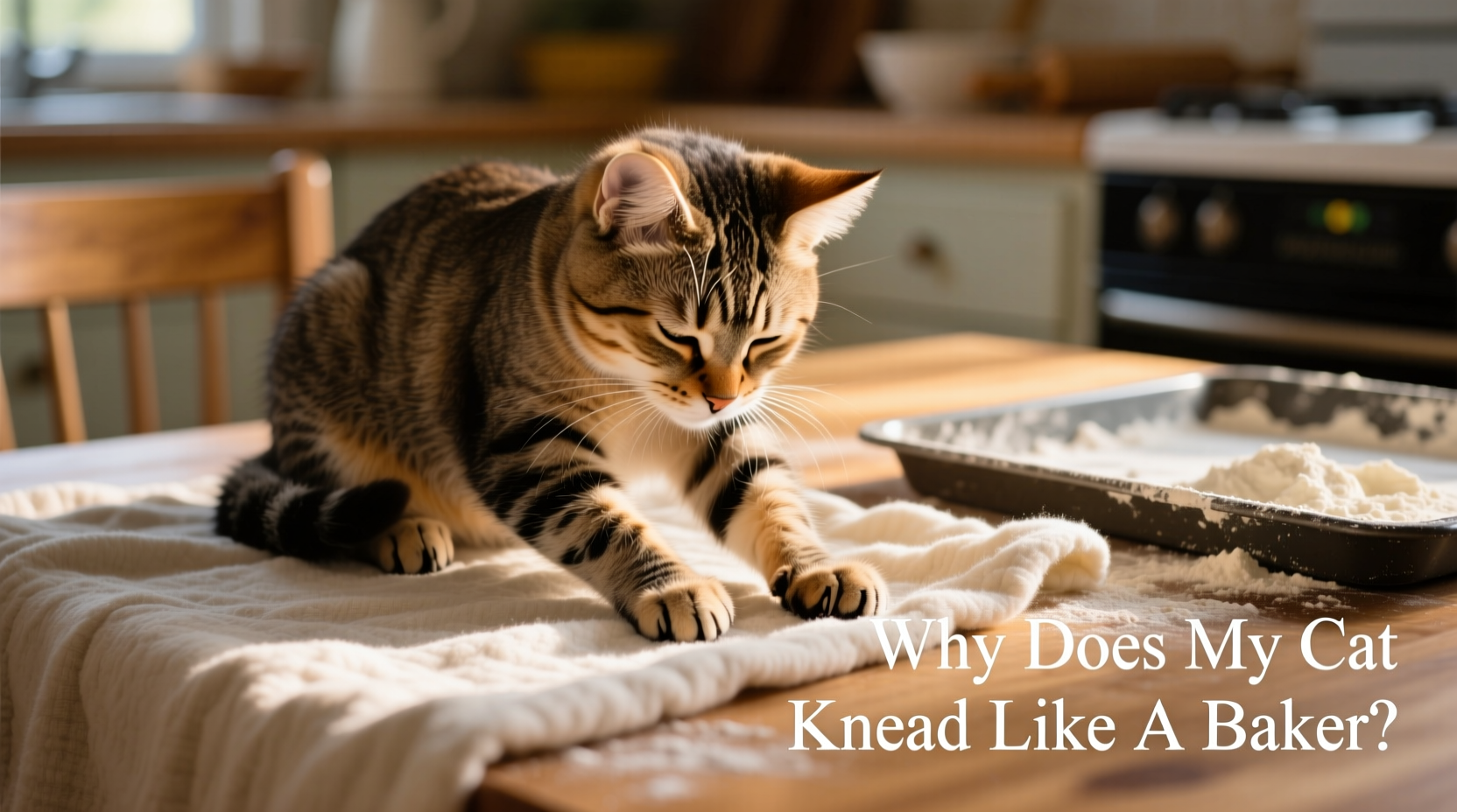 why does my cat knead like a baker behavioral science behind the habit