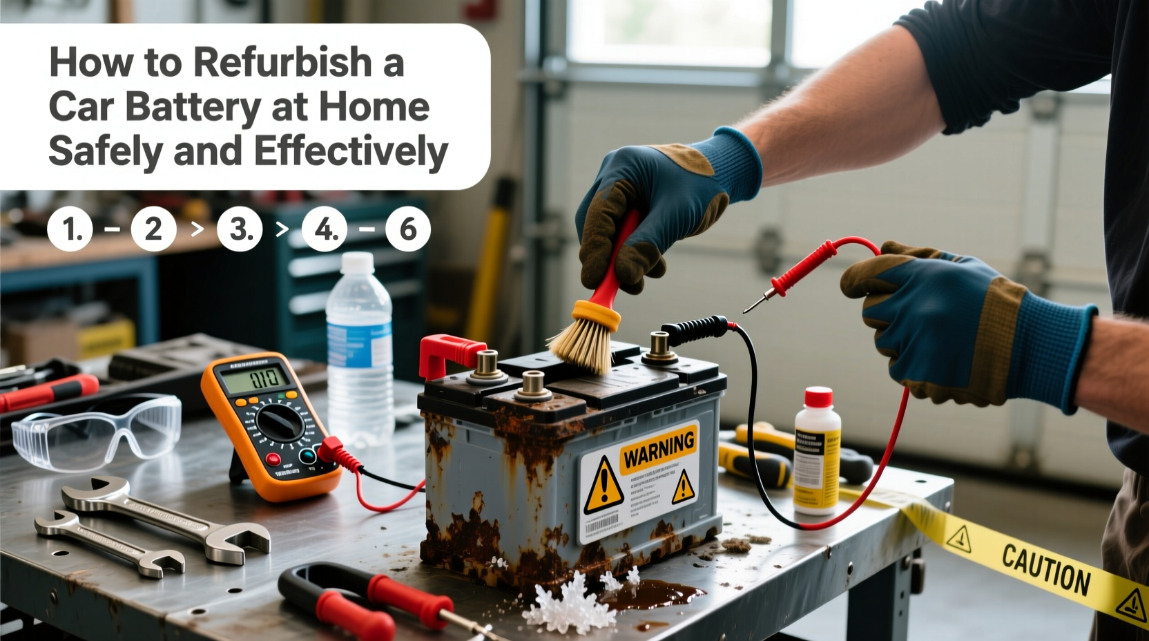 how do you refurbish a car battery