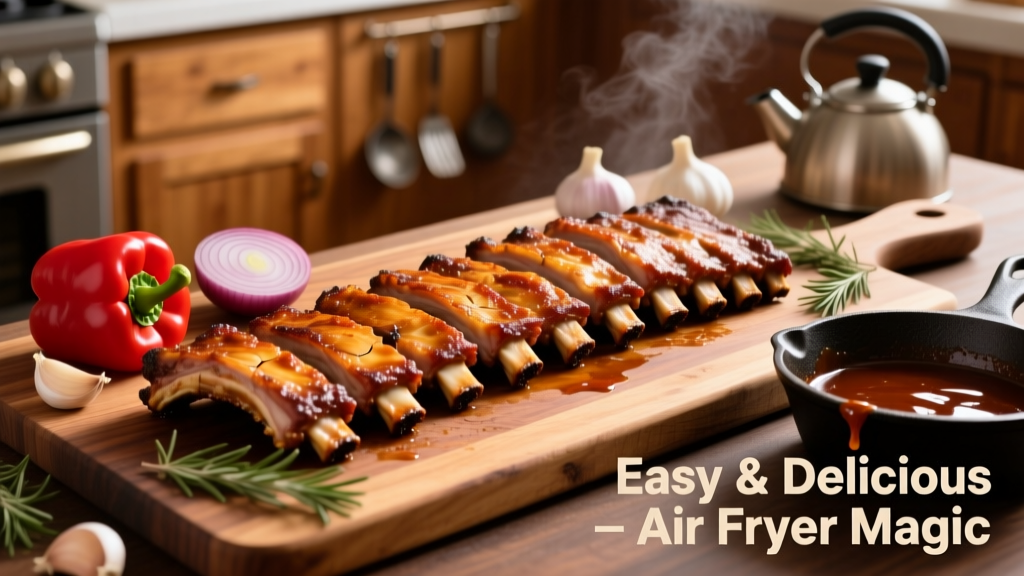 Air Fryer Barbecue Ribs: Crispy, Tender & Easy