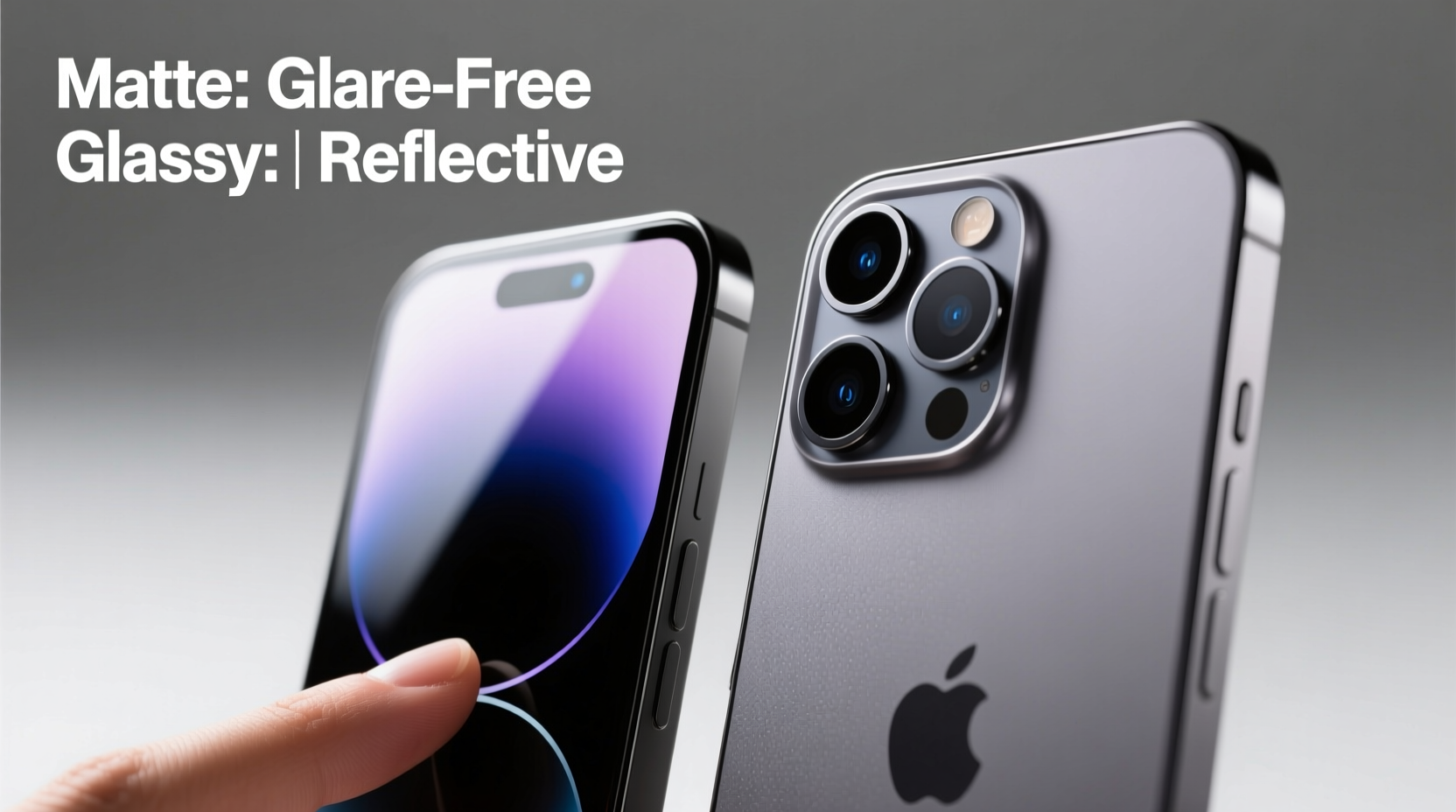 iphone screen protector matte vs glossy which reduces glare without affecting touch sensitivity