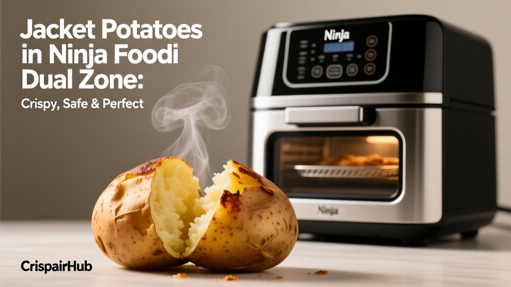 Jacket Potatoes in Ninja Foodi Dual Zone: Crispy & Safe