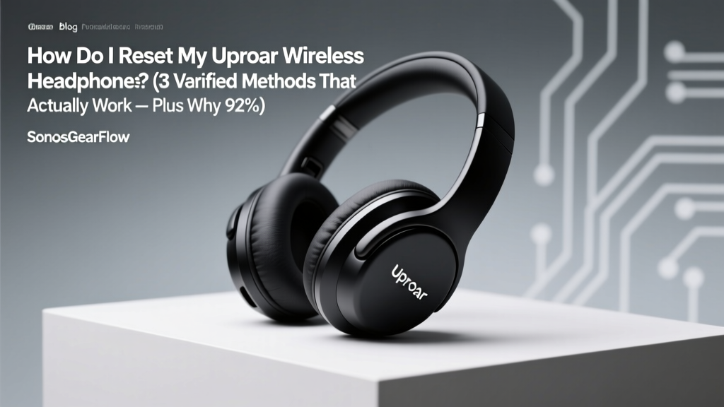 Reset Uproar Wireless Headphones: 3 Proven Methods