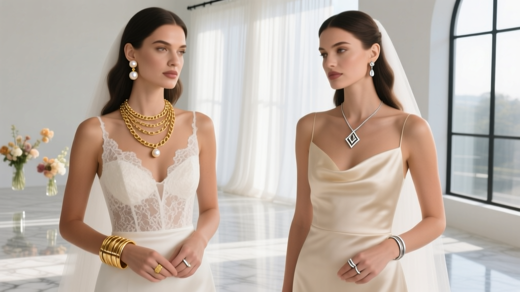 Gold vs Silver Jewelry for Brides: The Definitive Guide
