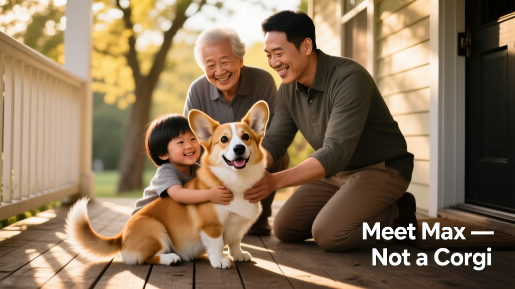 This Adorable Rescue Pup's Family Was Told He Was a Corgi, But They Couldn't Have Been More Wrong
