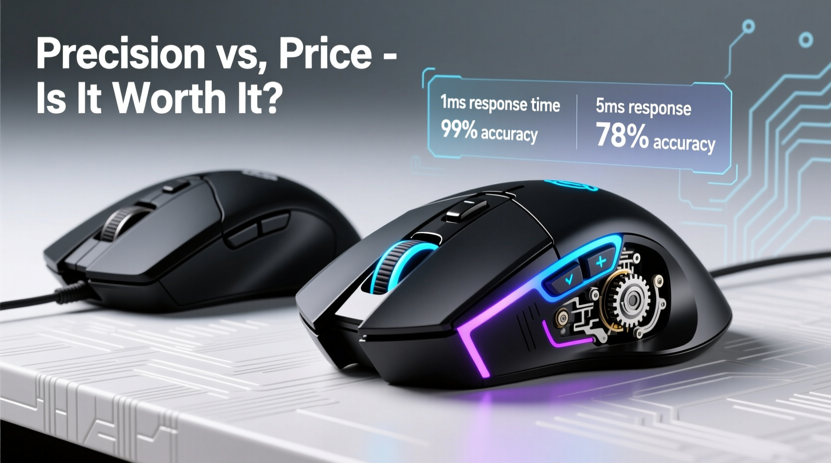gaming mouse with customizable buttons vs basic model is precision worth the price