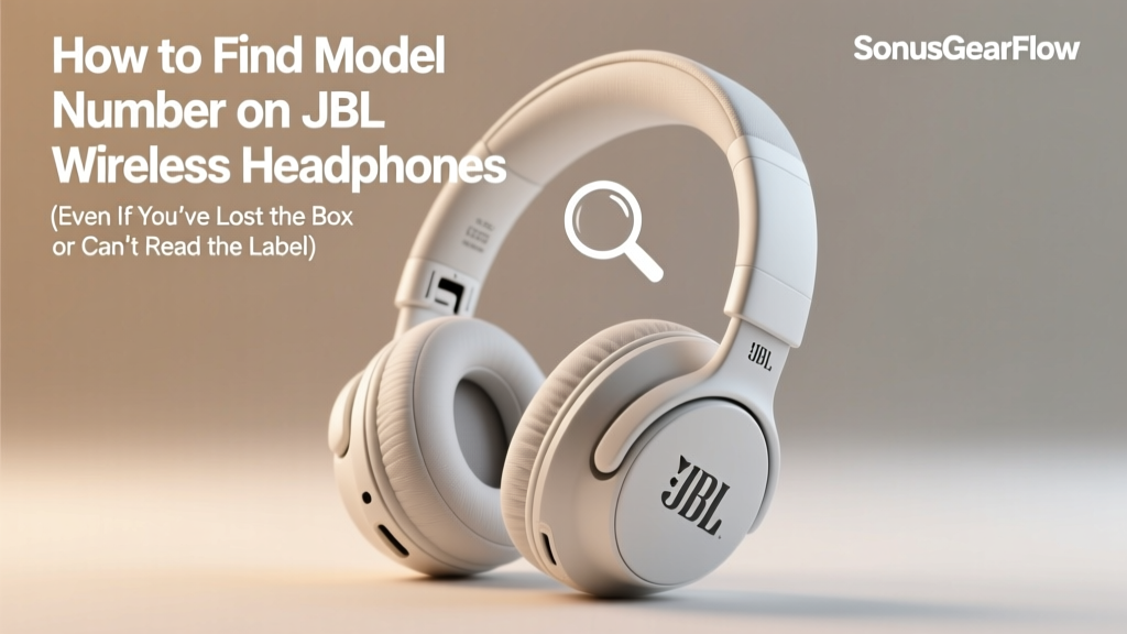How to Find Model Number on JBL Wireless Headphones