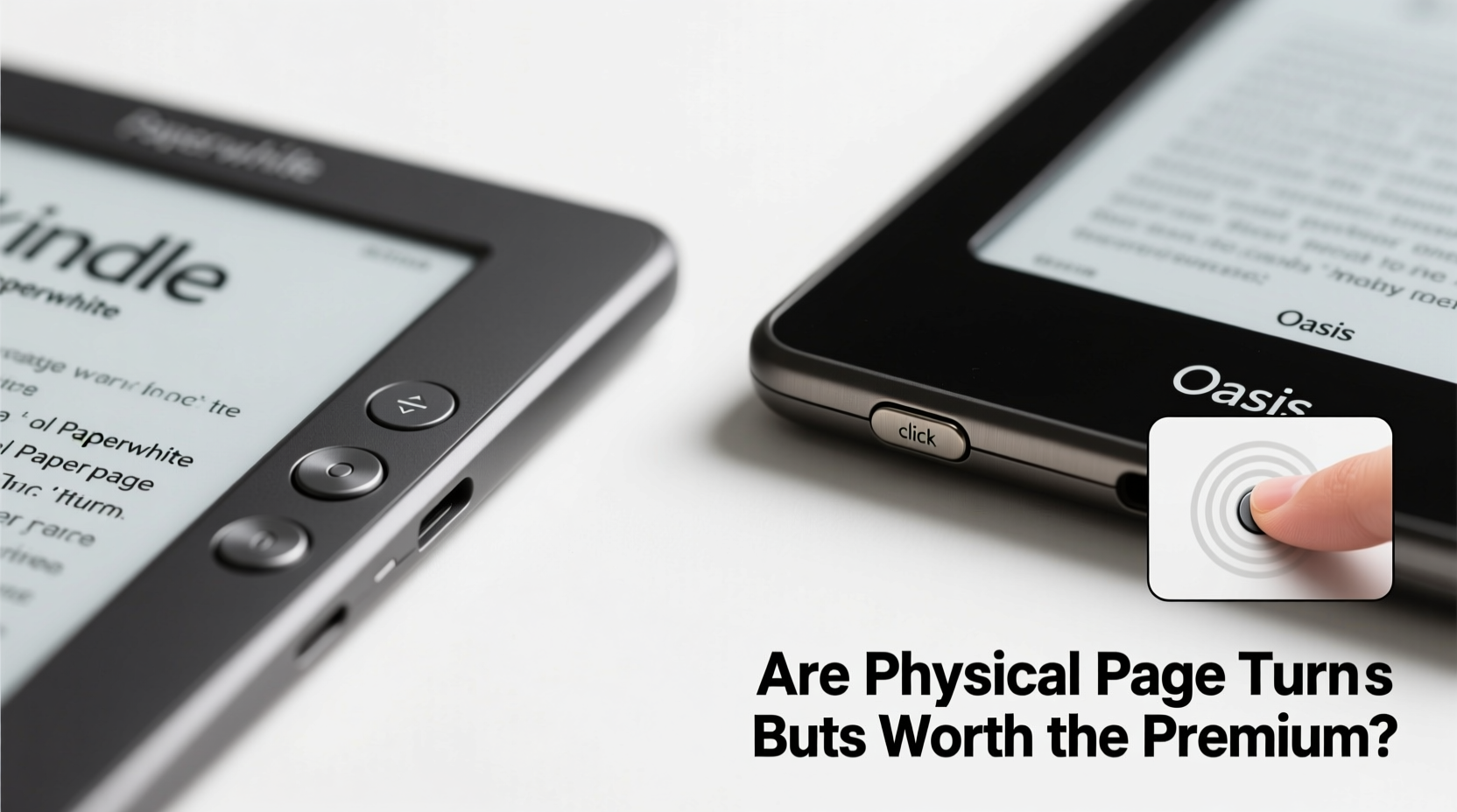 kindle paperwhite vs oasis are the physical page turn buttons worth the premium