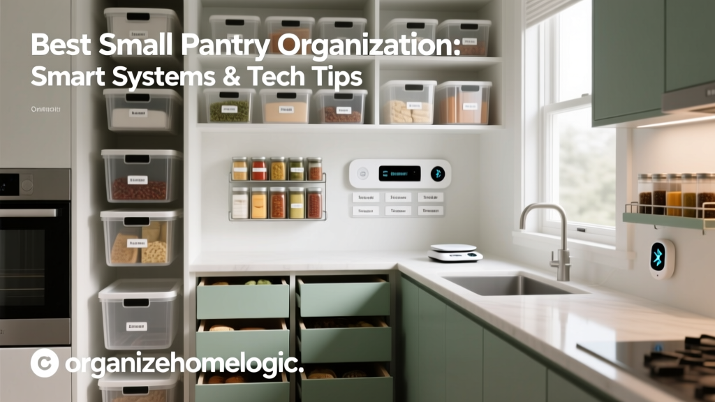 Best Small Pantry Organization: Smart Systems & Tech Tips
