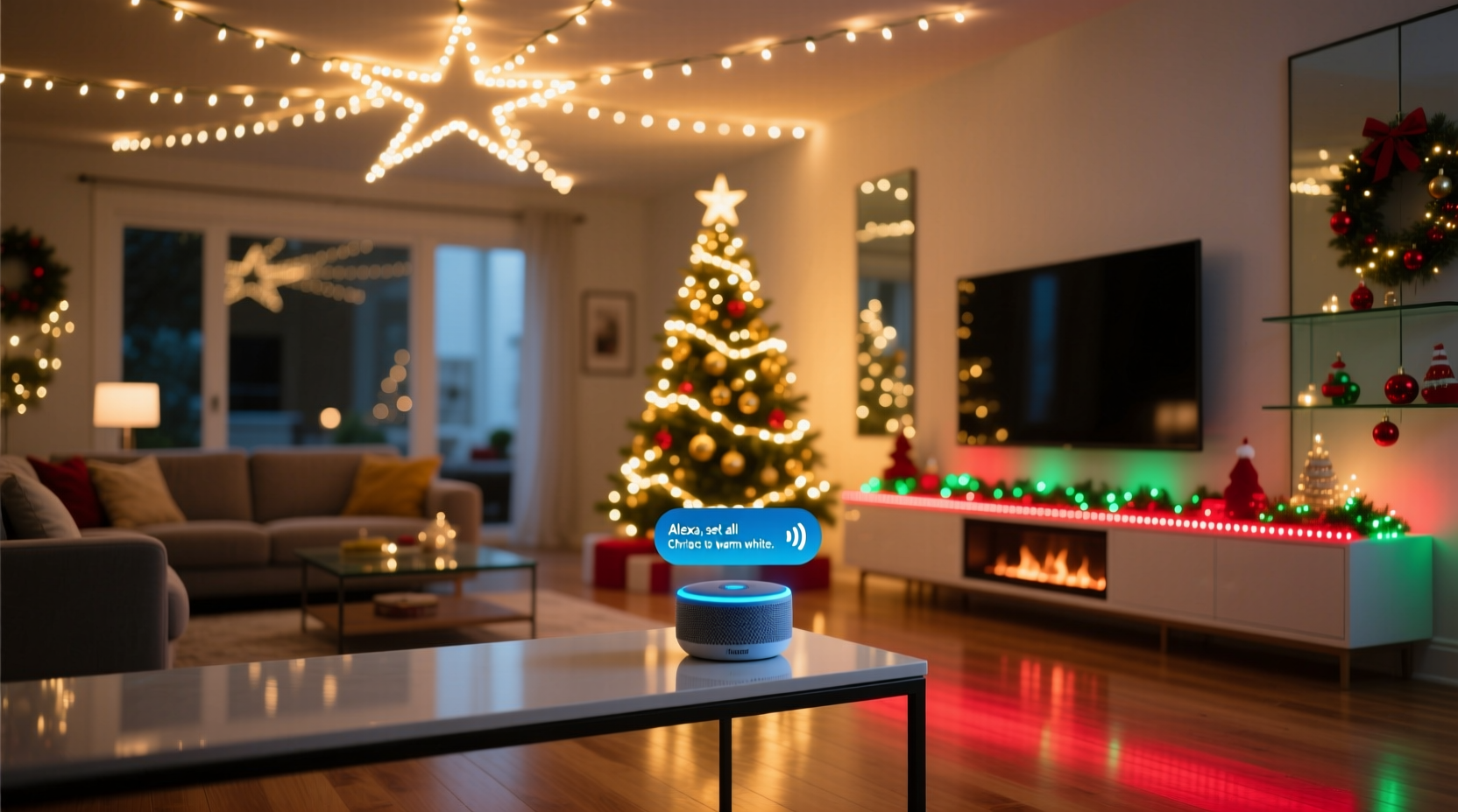 can smart home systems like alexa control multiple christmas light zones