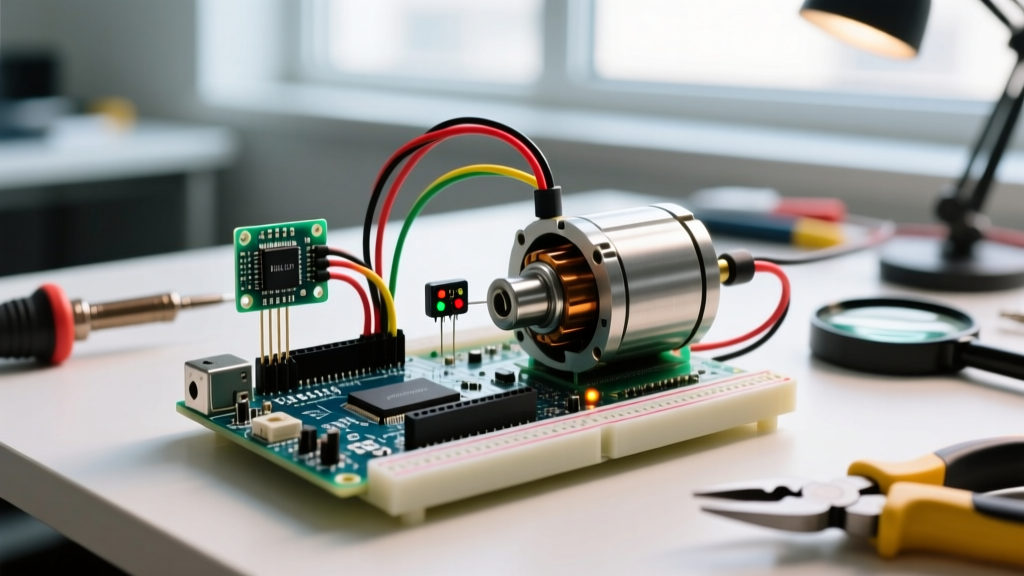 Integrating Sensors with an Arduino Stepper Motor with Driver Setup