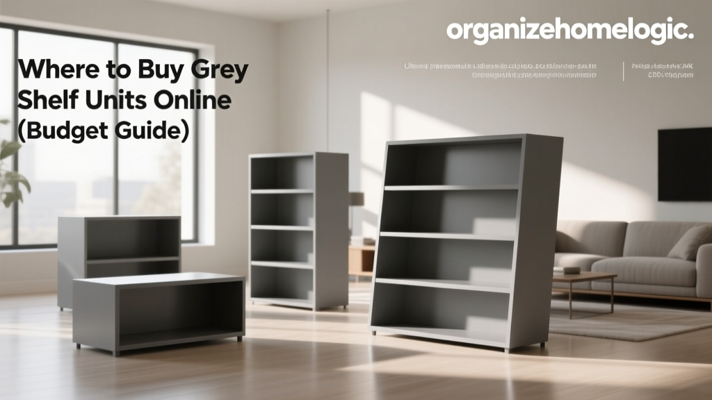 Where to Buy Grey Shelf Units Online (Budget Guide)