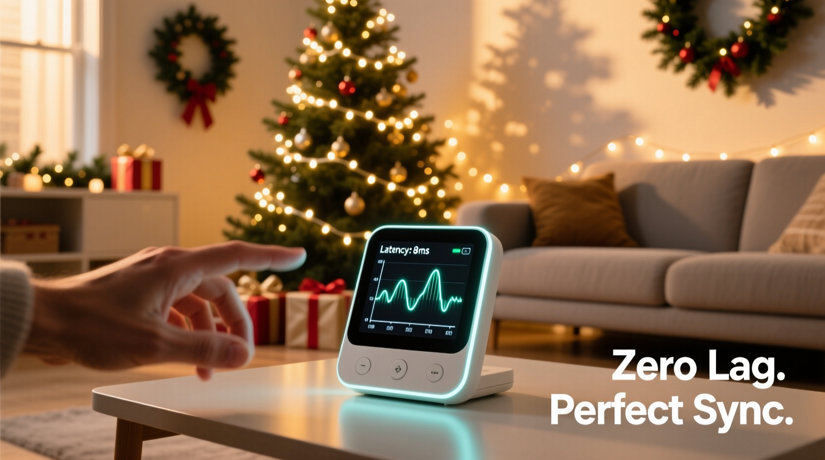 christmas light controller response latency vs human perception which eliminates noticeable lag in animations