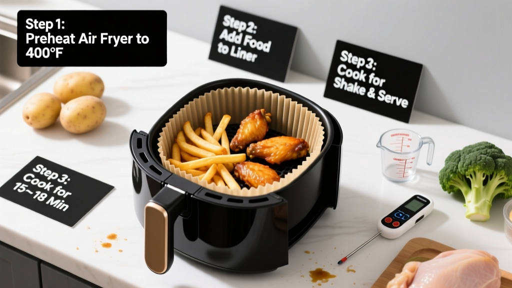 Best Air Fryer Basket Liners: Crispy Results, Zero Mess