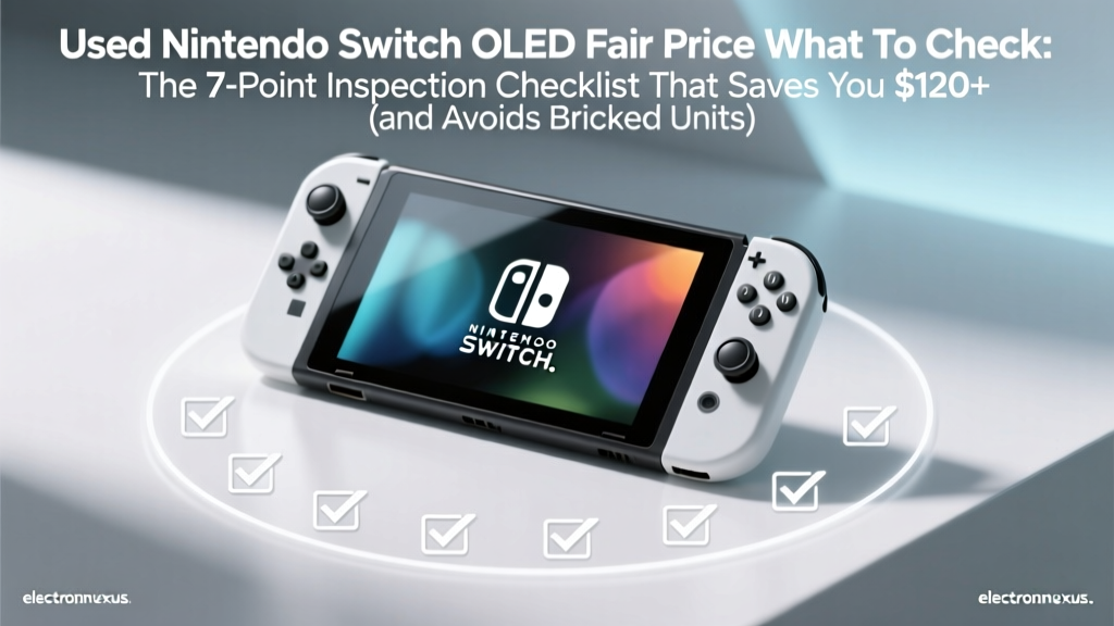 Used Nintendo Switch OLED Fair Price What To Check: The 7-Point Inspection Checklist That Saves You $120+ (and Avoids Bricked Units)