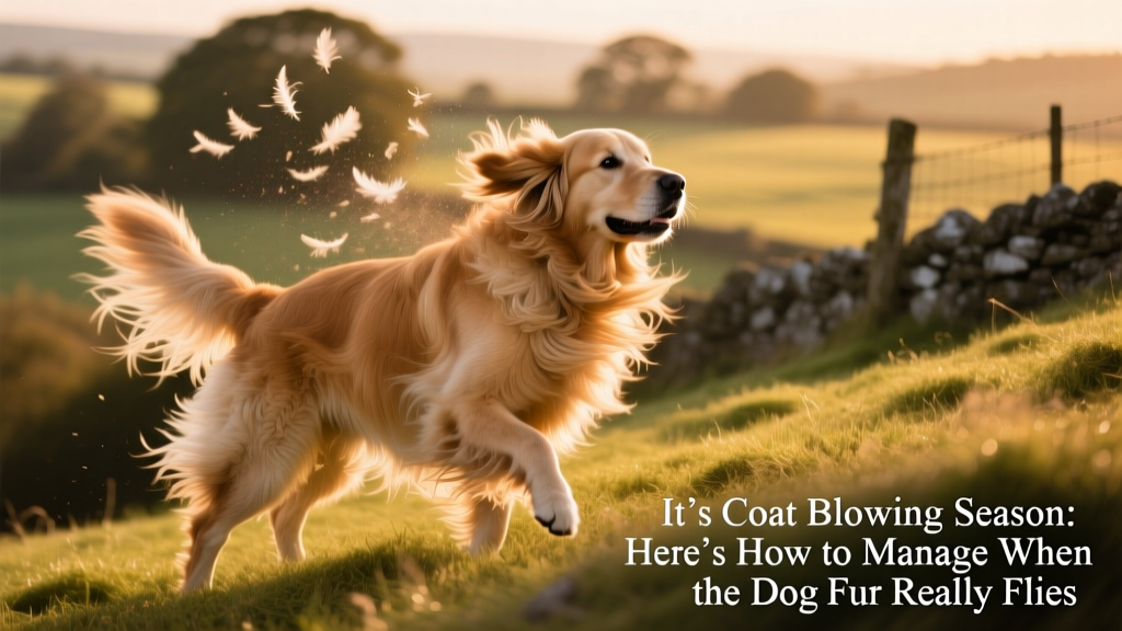 It’s Coat Blowing Season: Here’s How to Manage When the Dog Fur Really Flies