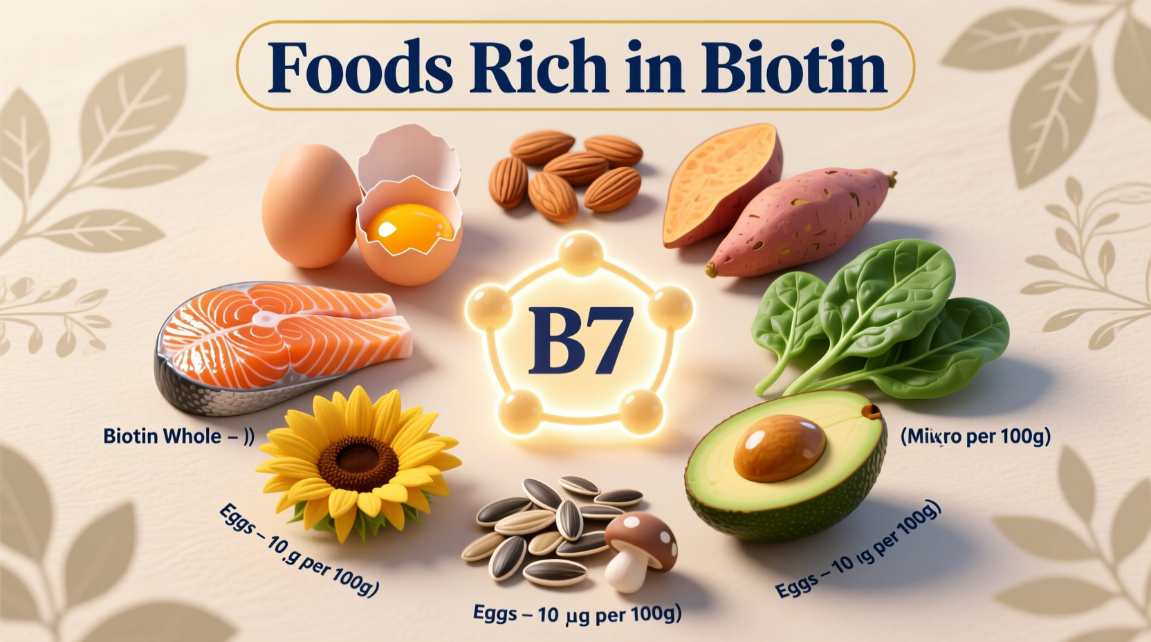 Top 15 Biotin-Rich Foods: Science-Backed Dietary Sources