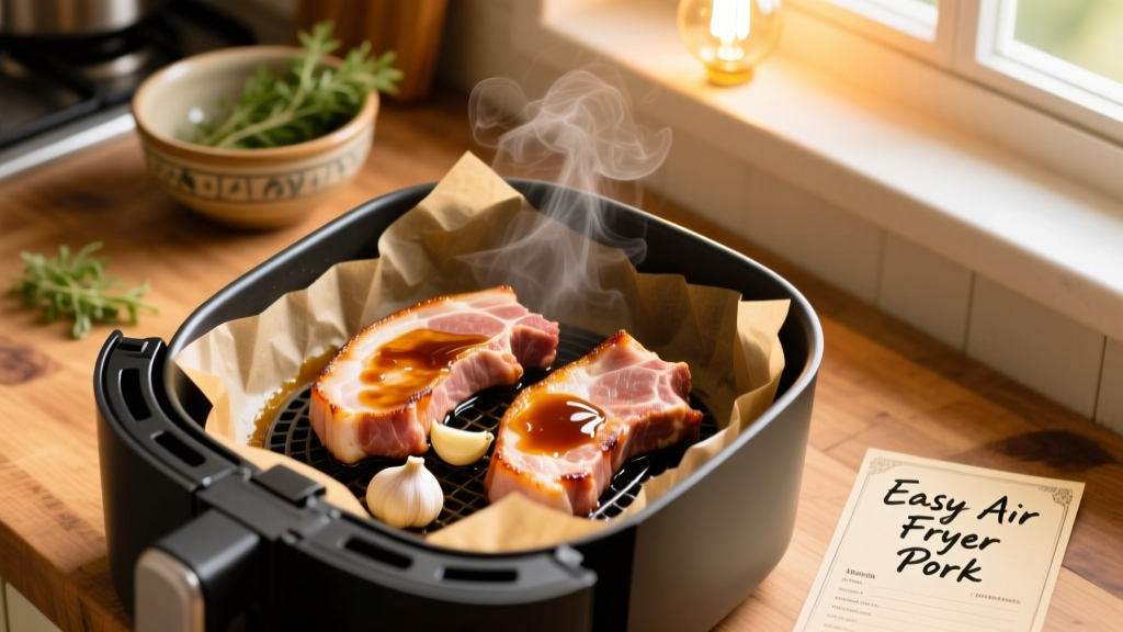 Easy Pork Recipe for Air Fryer (Ready in 20 Minutes!)