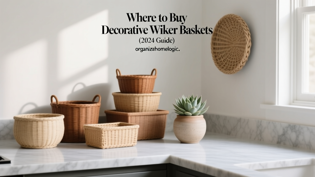 Where to Buy Decorative Wicker Baskets (2024 Guide)