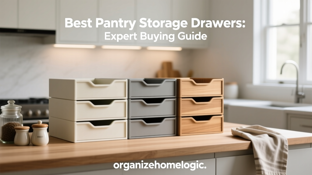 Best Pantry Storage Drawers: Expert Buying Guide