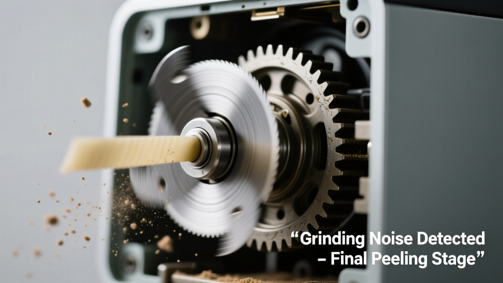 Finish Peeling with Grinding Noise: Quick Diagnosis