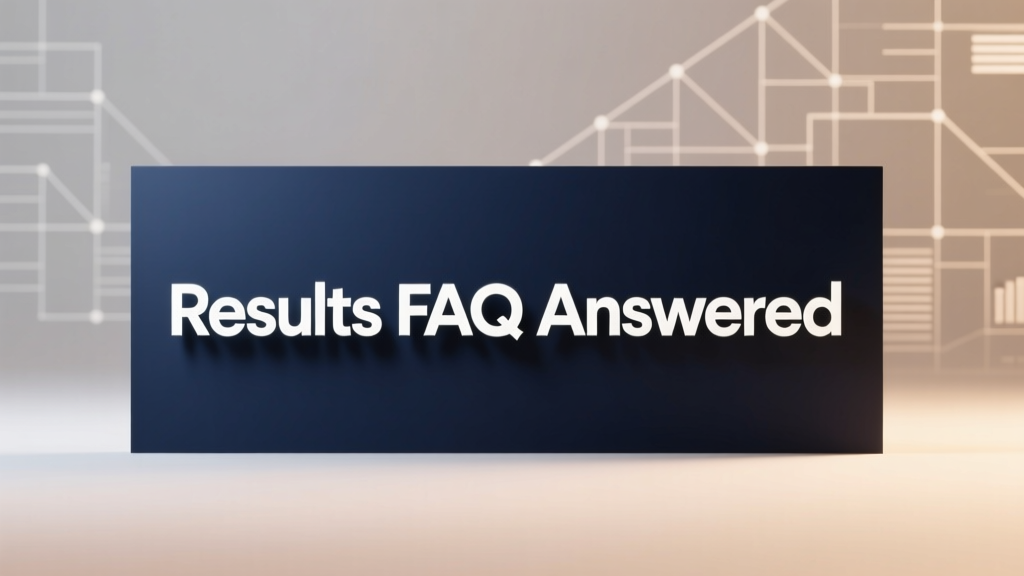 Results FAQ Answered: What Real Data Shows About Performance, Timing, and ROI Across 7 High-Demand Categories