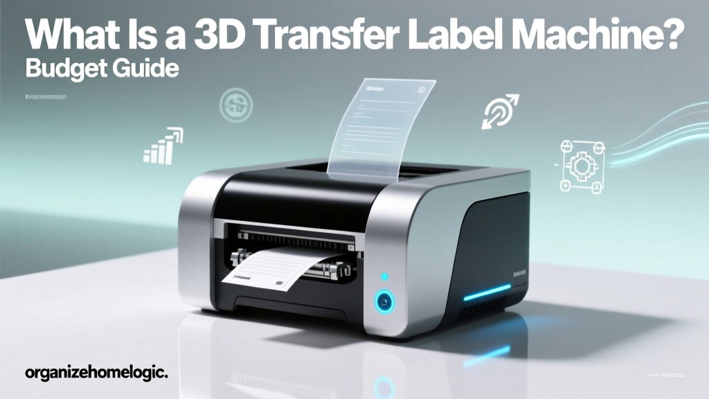 What Is a 3D Transfer Label Machine? Budget Guide