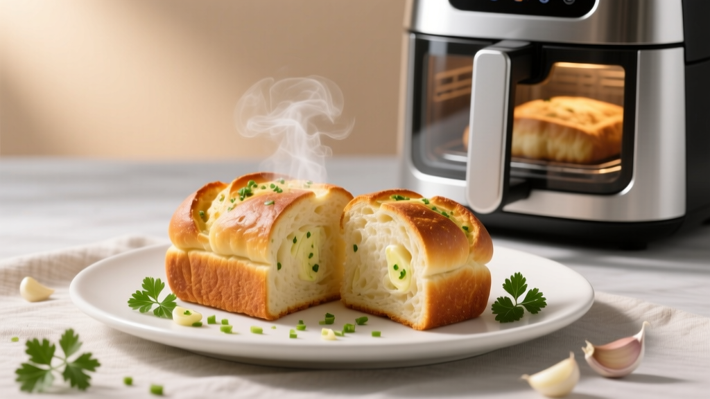 Keto Garlic Bread in Air Fryer (Crispy & Low-Carb!)