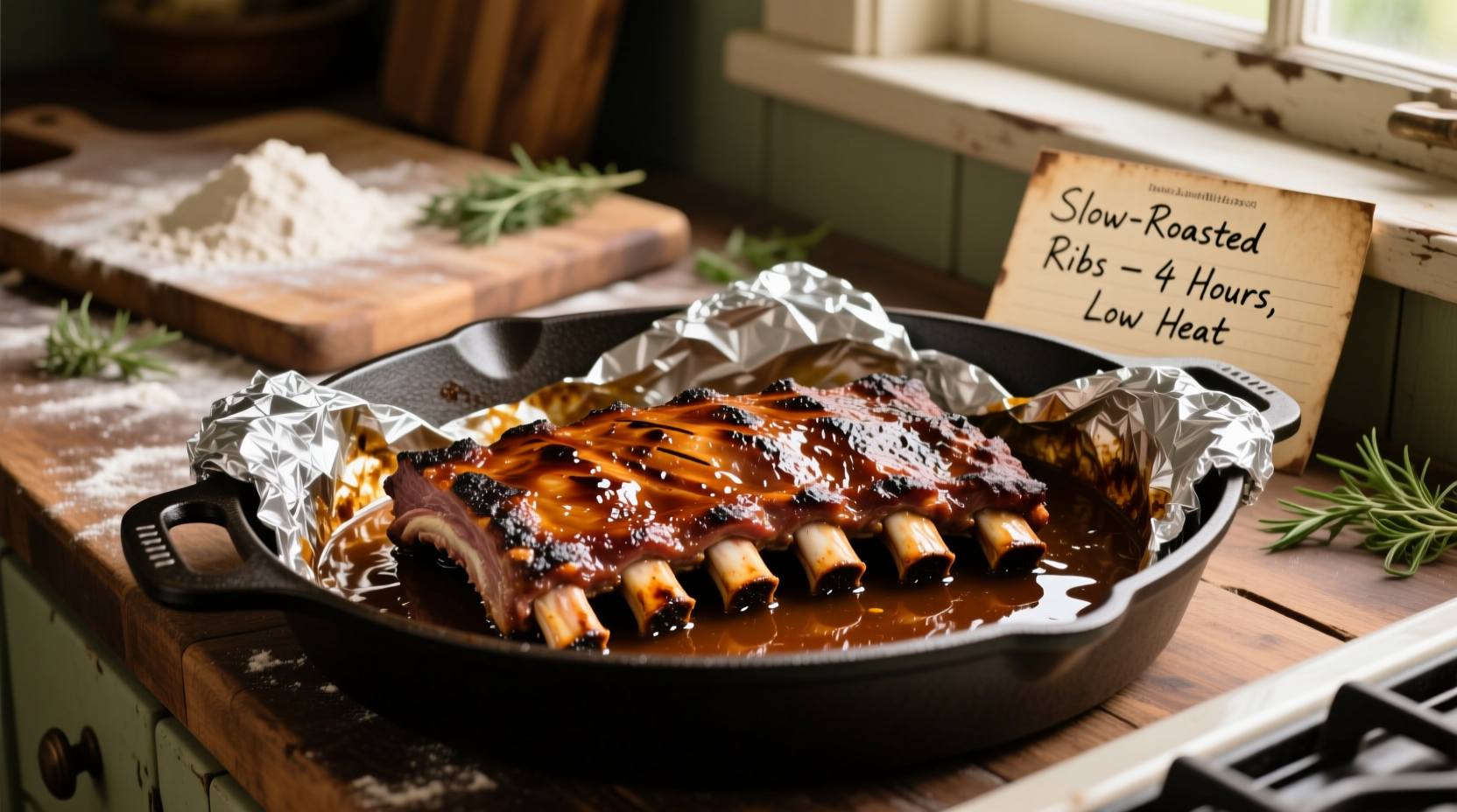 how to slow cook ribs in the oven