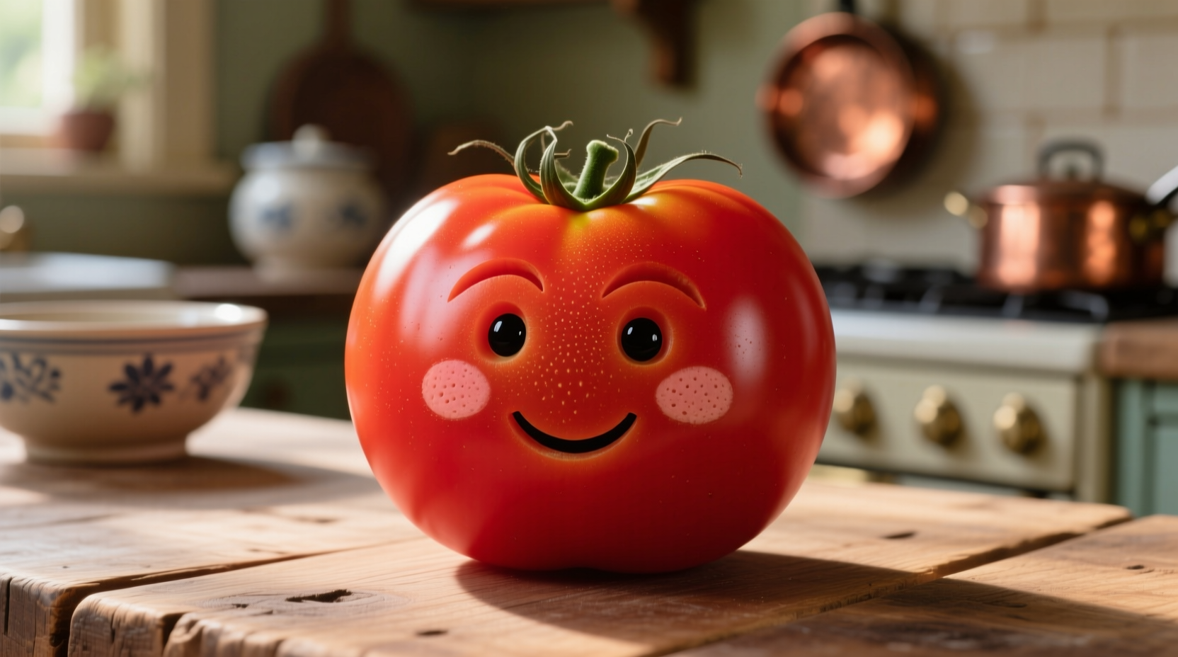 Tomato with a Face: Natural Phenomenon or Clever Carving?